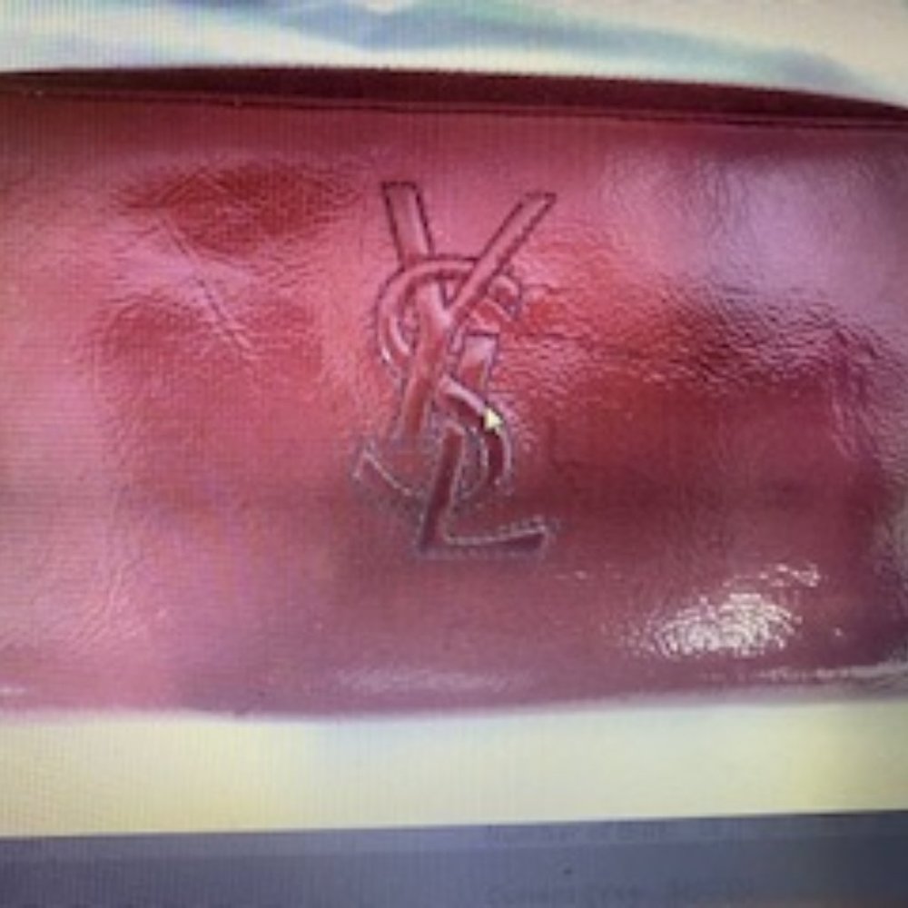 Yves Saint Laurent Glossy Red Wallet